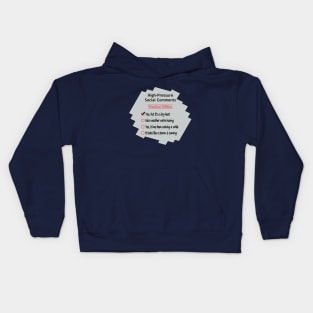 High-Pressure Conversations - No 1 Kids Hoodie